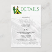 ジャマイカカップル エンクロージャーカード (正面)