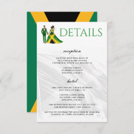 ジャマイカカップル エンクロージャーカード