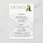 ジャマイカカップル エンクロージャーカード (正面)