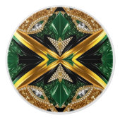 ジャマイカカラーでセラミックノブを引く セラミックノブ (正面)