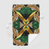 ジャマイカカラーのゴルフタオル ゴルフタオル (インサイチュ)