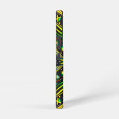 ジャマイカカラーのサムスンギャラクシーS22ケース SAMSUNG GALAXYケース (右側面)