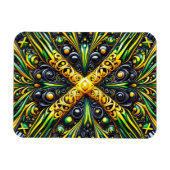 ジャマイカカラーのフレキシブルなフォトマグネット マグネット (横)