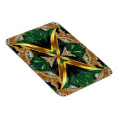 ジャマイカカラーのフレキシブルなフォトマグネット マグネット (右側)