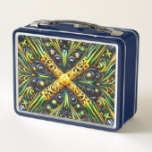 ジャマイカカラーのメタルステンレスランチボックス メタルランチボックス (裏面)