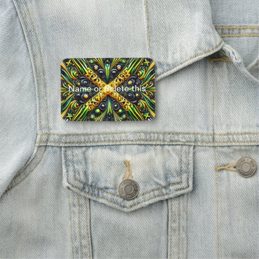 ジャマイカカラーの名前タグ 名札 (インサイチュ)