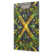 ジャマイカカラーの愛国的なクリップボード クリップボード (左)