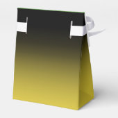 ジャマイカカラーグラデーショグラデーションン緑と金ゴールド フェイバーボックス (裏面サイド)