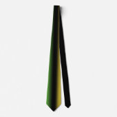 ジャマイカカラーグラデーショングラデーションブラック&金ゴールド ネクタイ (正面)