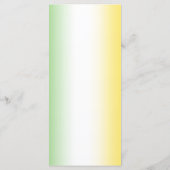 ジャマイカカラーズグラデーションジャマイカウェディングレセプション メニュー (裏面)