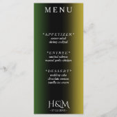 ジャマイカカラーズグラデーションジャマイカウェディングレセプション メニュー (正面)