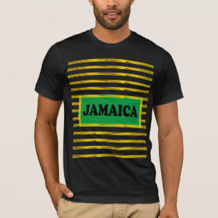 ジャマイカカラーデザイナーモダン#5 Wave Tシャツ
