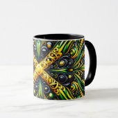 ジャマイカカラー付きコンボマグカップ マグカップ (正面右)