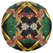 ジャマイカカラー付きソフトボールデザイン ソフトボール (裏面)