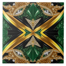 ジャマイカカラー付きタイルモダンデザイン タイル