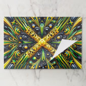 ジャマイカカラー付きティアウェイ紙パッド ペーパーパッド (折り畳み)