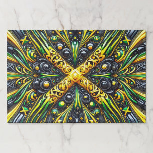 ジャマイカカラー付きティアウェイ紙パッド ペーパーパッド