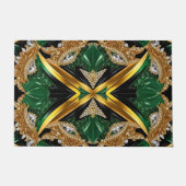 ジャマイカカラー付きドアマットデザイン ドアマット (正面)