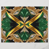 ジャマイカカラー付きフライヤーデザイン チラシ (裏面)