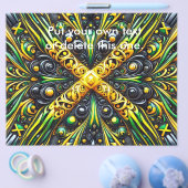 ジャマイカカラー付きフライヤーデザイン チラシ (シングル)