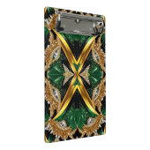 ジャマイカカラー付きミニクリップボード ミニクリップボード (アングル)