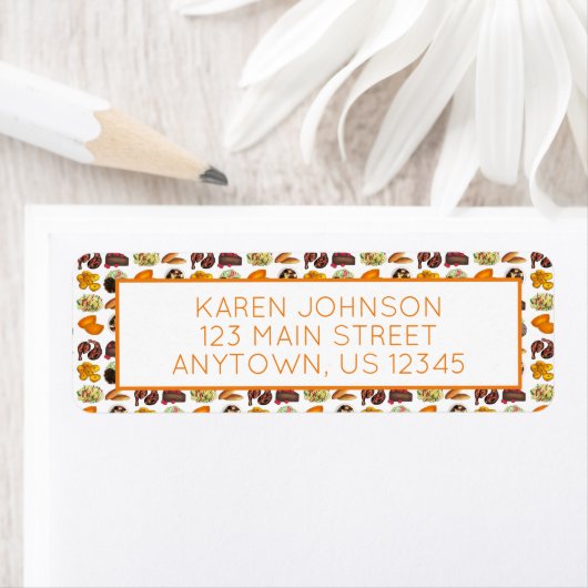 ジャマイカカリブのフーズ料理レストランシェフ ラベル (インサイチュ)