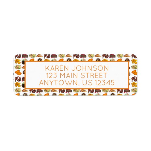 ジャマイカカリブのフーズ料理レストランシェフ ラベル (正面)