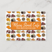 ジャマイカカリブのフーズ料理レストランシェフ 名刺 (正面)