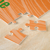 ジャマイカカリブのレトロ国旗の休暇ヴィンテージ ジグソーパズル (側面)