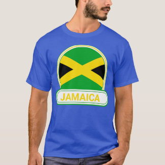 ジャマイカカントリーバッジジャマイカ国旗 Tシャツ