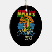 ジャマイカガールズトリップ2023女性ジャマイカガールズビーチ セラミックオーナメント (右)