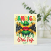 ジャマイカガールズトリップ2024熱帯ビーチゲタウェイ ポストカード (スタンド正面)