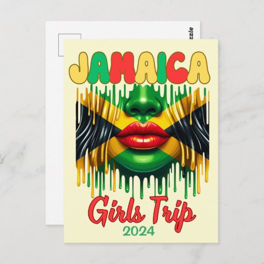 ジャマイカガールズトリップ2024熱帯ビーチゲタウェイ ポストカード (正面/裏面)