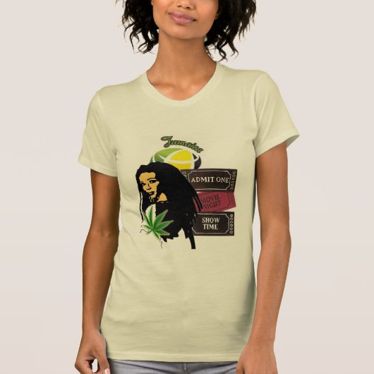 ジャマイカガールTシャツ Tシャツ (正面)