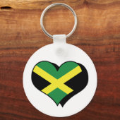 ジャマイカキーチェーン大好き キーホルダー (正面)