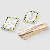 ジャマイカクリスチャンのカスタムウェディングプログラム ハンドファン (組立なし)