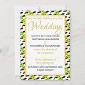 ジャマイカクリスチャン聖なる書物、 経典カスタムウェディング 招待状 (正面)