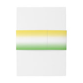 ジャマイカグラデーションカラーズモノグラム結婚ズ 招待状ベリーバンド (裏面例)