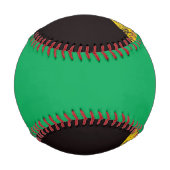 ジャマイカグランジ国旗 野球ボール (裏面)