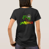 ジャマイカココナッツの木の太陽 Tシャツ (裏面)