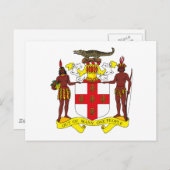 ジャマイカコートオブアームズ ポストカード (正面/裏面)