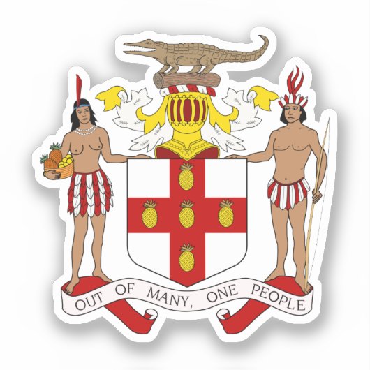 ジャマイカコート・オブ・アームズ シール (正面)