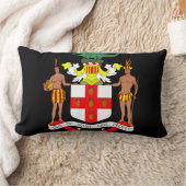 ジャマイカコート・オブ・アームズ ランバークッション (ブランケット)