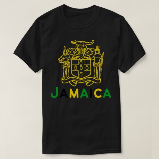 ジャマイカコート・オブ・アームズ Tシャツ (デザイン正面)