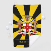 ジャマイカゴルフタオル&ジャマイカ国旗/愛国者 ゴルフタオル (インサイチュ)