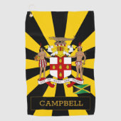 ジャマイカゴルフタオル&ジャマイカ国旗/愛国者 ゴルフタオル (正面)