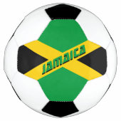 ジャマイカサッカー&ジャマイカ国旗/スポーツ サッカーボール (正面)