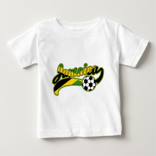 ジャマイカサッカー ベビーTシャツ (正面)