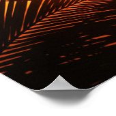 ジャマイカサンセットトロピカルフォト自然WALLPA ポスター (角)