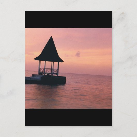 ジャマイカサンセット ポストカード (正面)